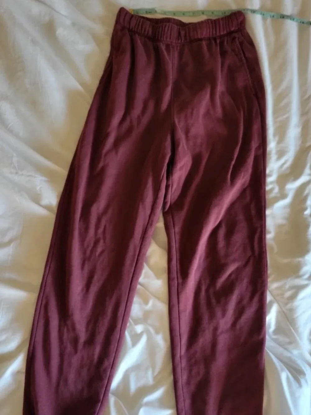 Old Navy Girls Burgundy Fleece Jogger Sweatpants XL 14-16